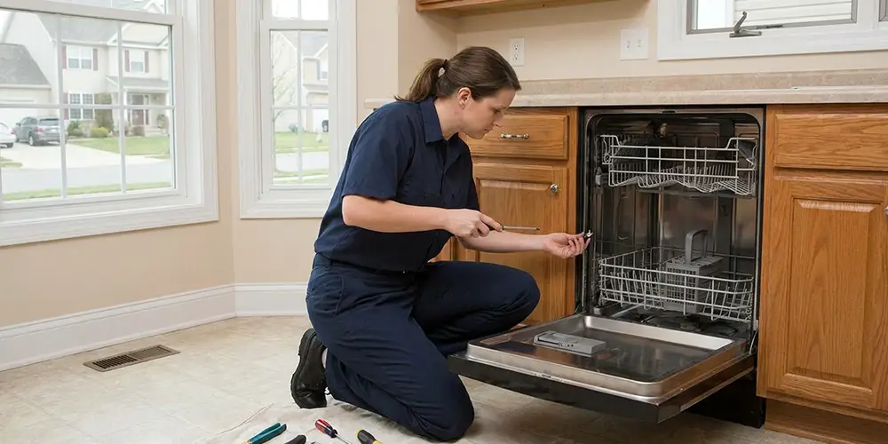 Dishwasher Latch Replacement in Newtonville, MA