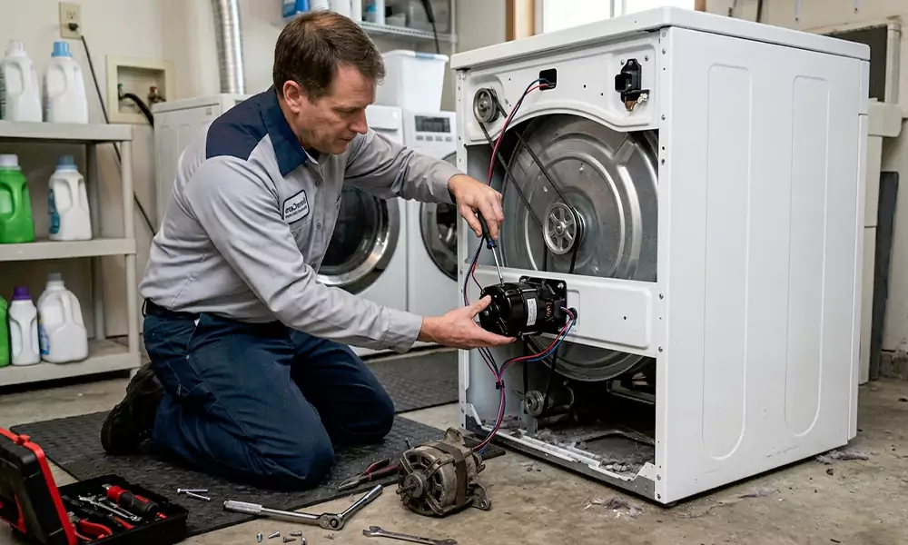 Dryer Motor Replacement in Newtonville, MA