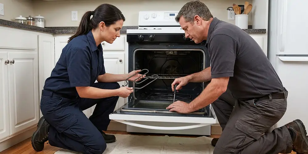 Oven Heating Element Replacement in Newtonville, MA