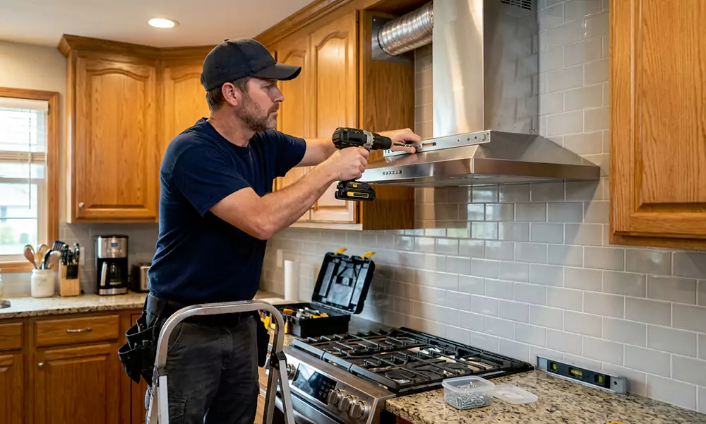 Range Hood Installation in Newtonville, MA