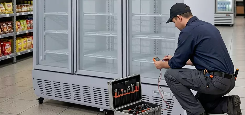 Commercial Refrigeration System Inspection in Newtonville