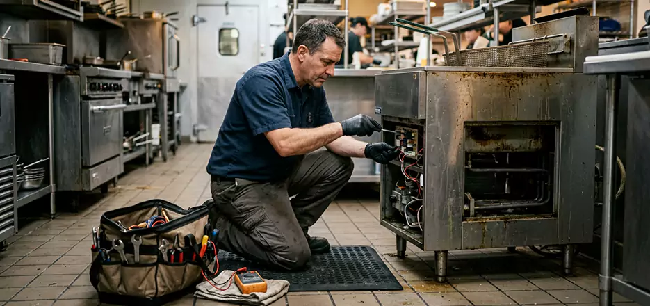 Industrial Fryer Thermostat Repair in Newtonville