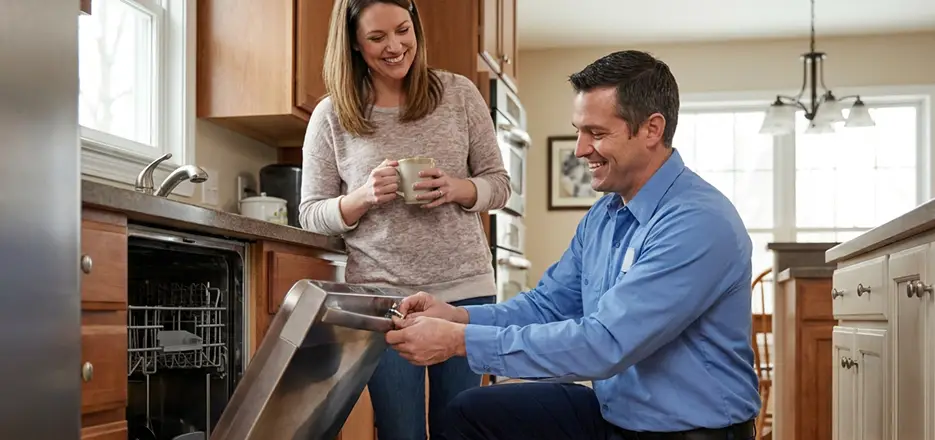 Dishwasher Latch Handle Replacement in Newtonville