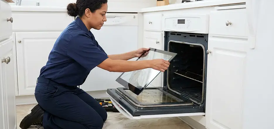 Range Oven Door Glass Replacement in Newtonville