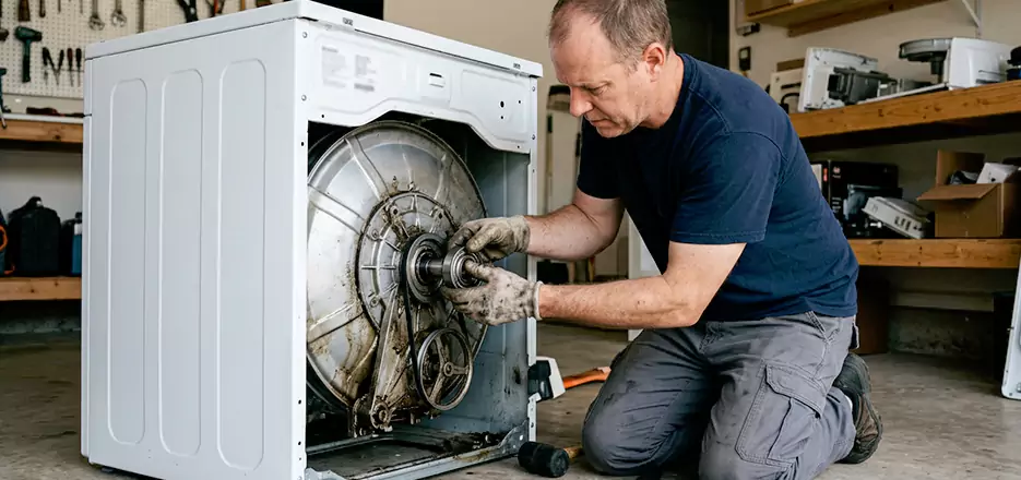 Washer Tub Bearing Replacement in Newtonville