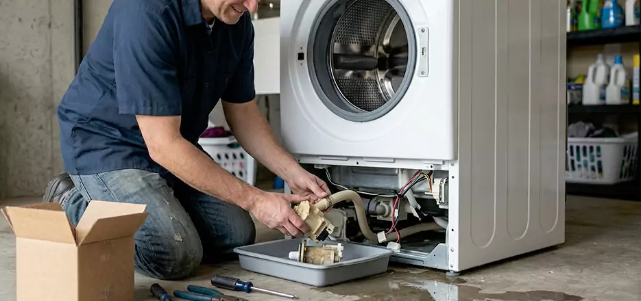 Washing Machine Pump Replacement in Newtonville